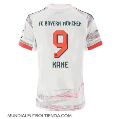 Camiseta Bayern Munich Harry Kane #9 Segunda Equipación Replica 2025-26 para mujer mangas cortas Camiseta Bayern Munich Harry Kane #9 Segunda Equipación Replica 2025-26 para mujer mangas cortas